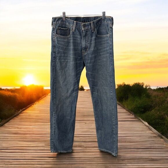 Levi's Classic Blue Straight Jeans men’s 33x30 LEVIS 505 - Picture 1 of 8